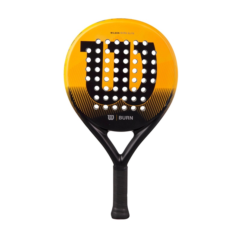 BURN ELITE PADEL RACKET|4 1/4″|Black/Yellow