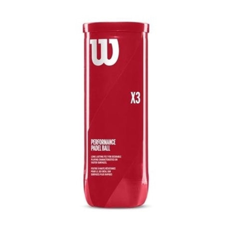 Wilson X3 Padelbolde (rr med 3 stk)