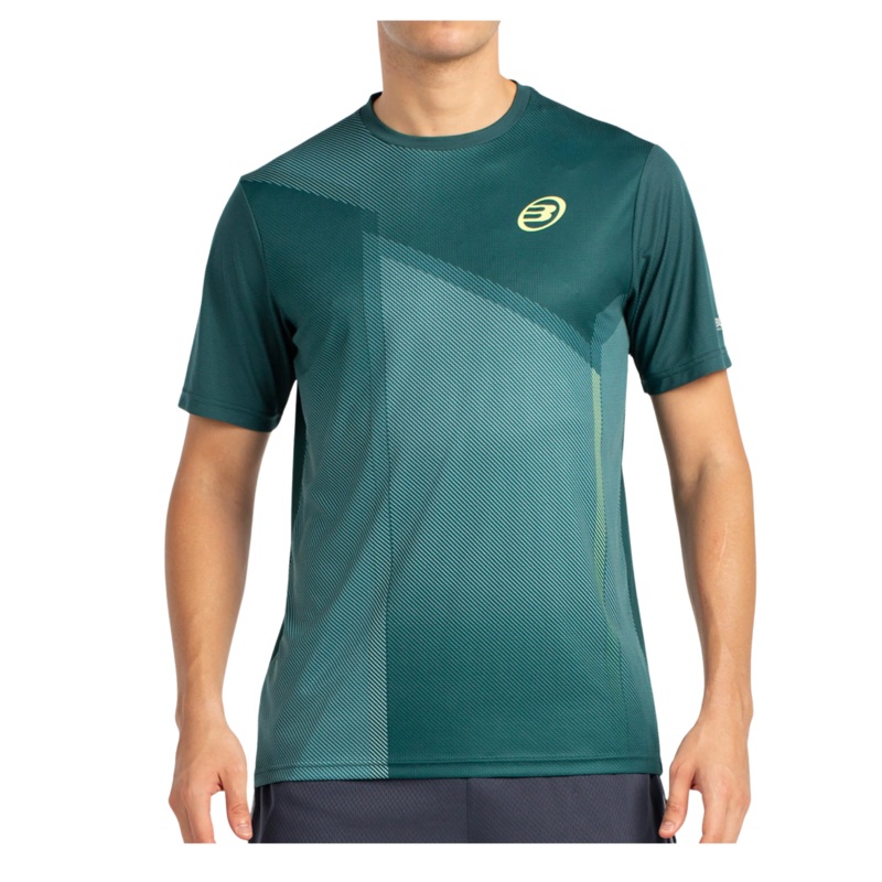 T-shirt de padel Bullpadel Lagar Vert Fonc