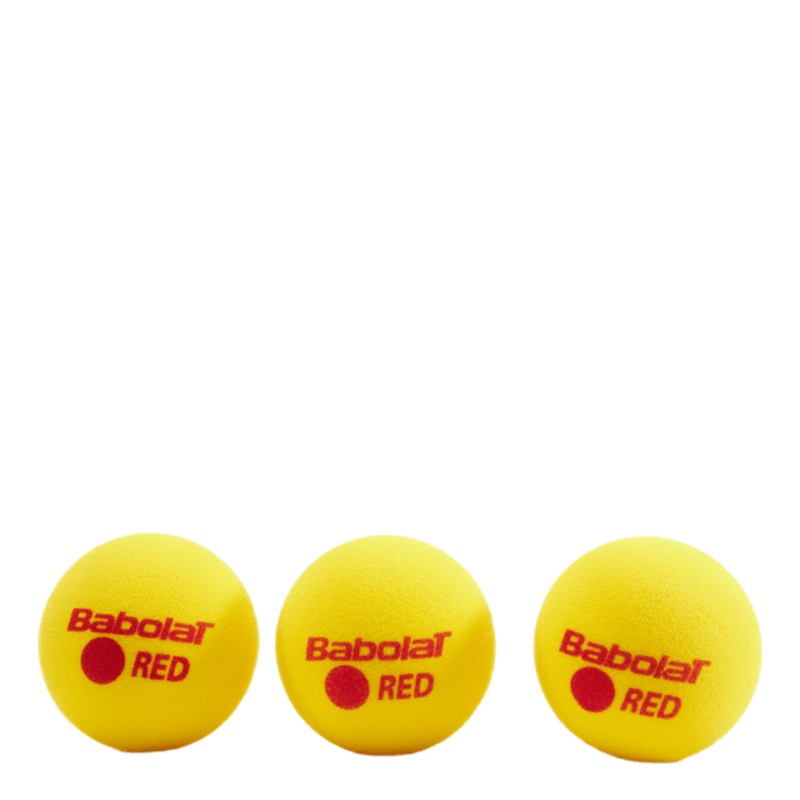 Ball Red Foam  X 3 Yellow|ONESIZE