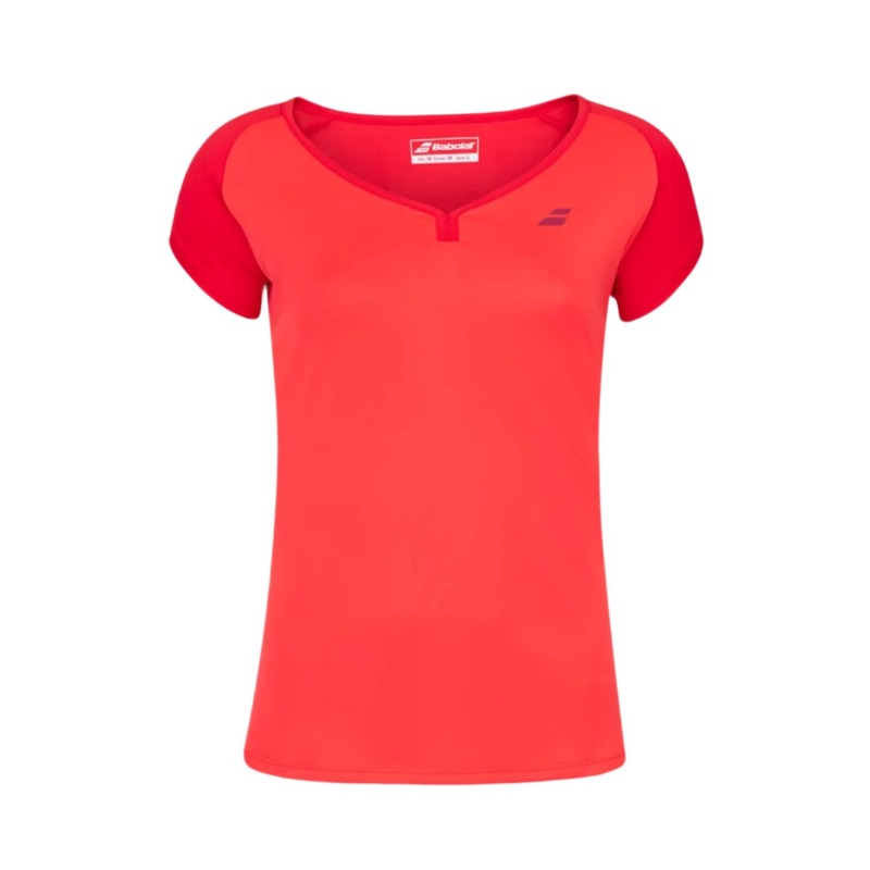 Babolat Play Cap Sleeve Dame Top (Rd)