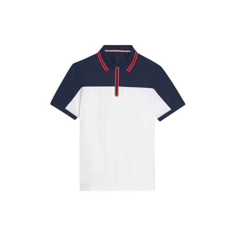 Advantage Zip Polo|S|M|L|XL|Navy