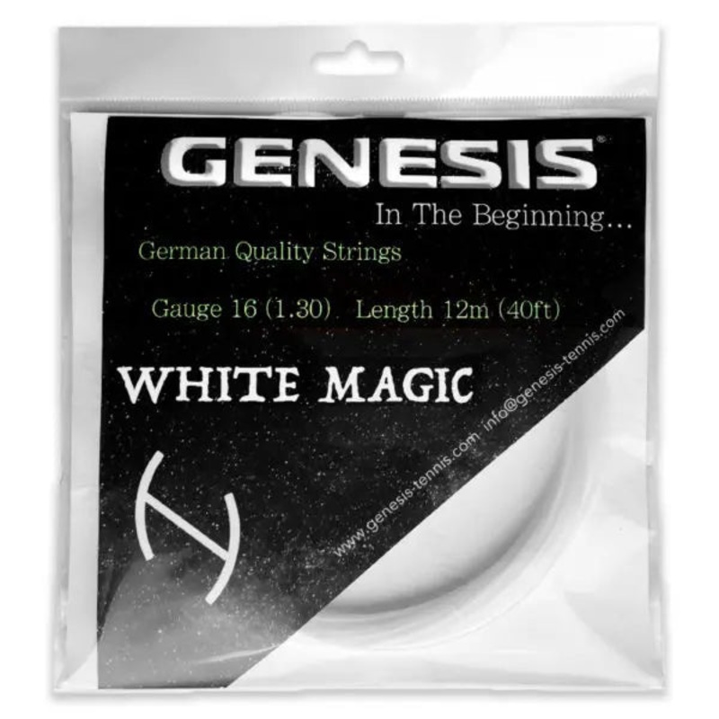 Genesis White Magic Tennis String Pack (White) (String Only)