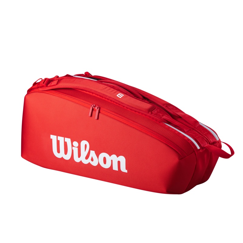 Wilson Super Tour Red 6 Pack Tennis Bag