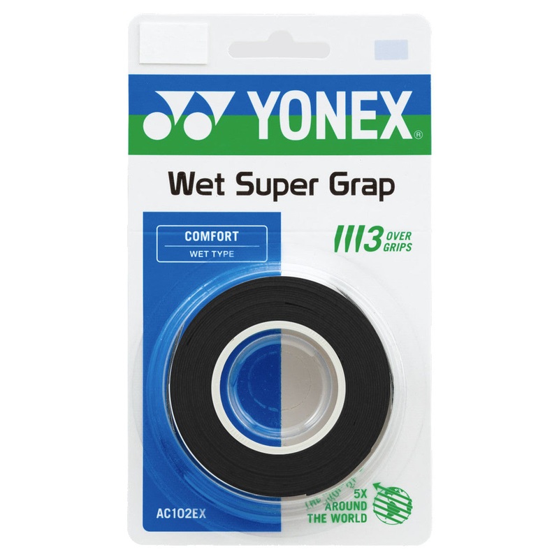 Yonex Wet Super Grap Grip Tape AC102EX (3 Pack)