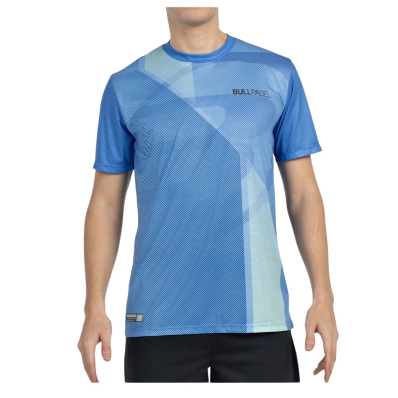 Bullpadel – T-Shirt de padel Brumo Bleu