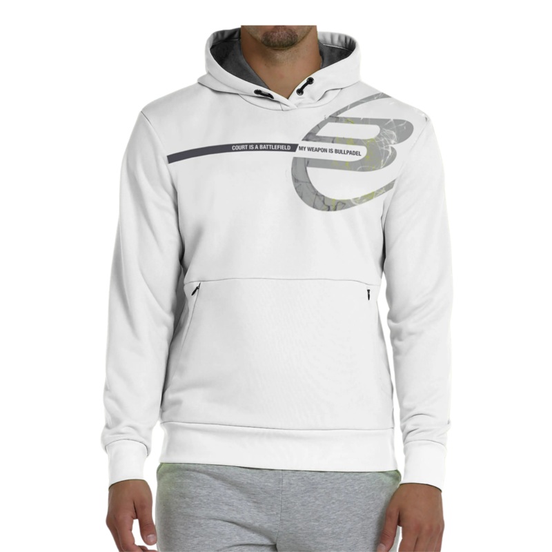 Bullpadel – Sweat de padel Baiona Blanc