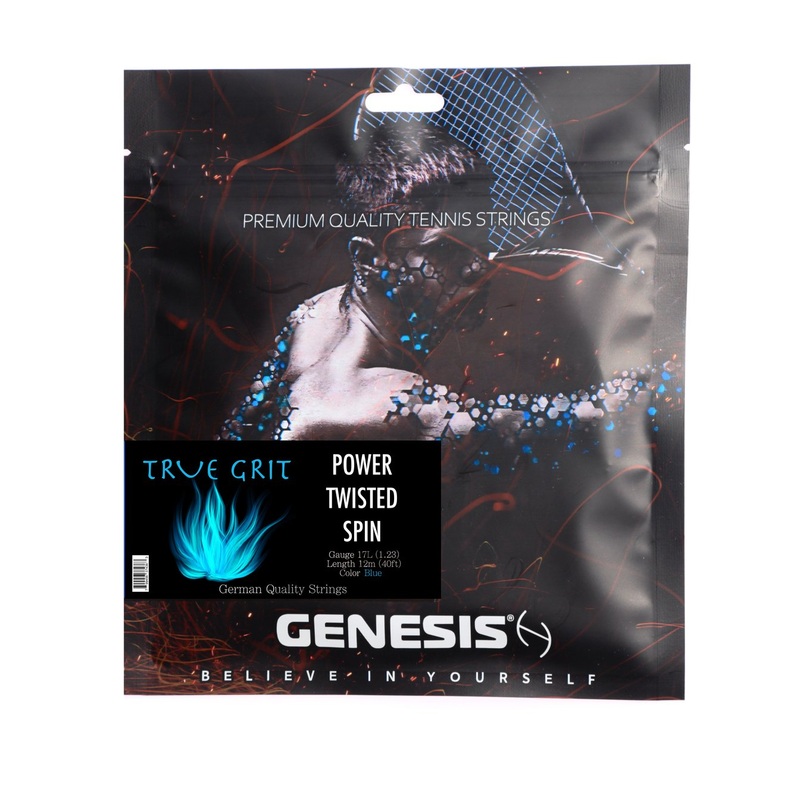 Genesis True Grit 17 1.23mm Tennis String Pack (Blue) (String Only)