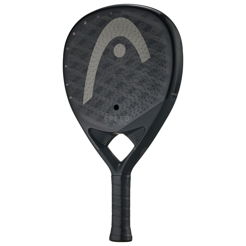 HEAD Speed One X 2025 Padel Racket – Black