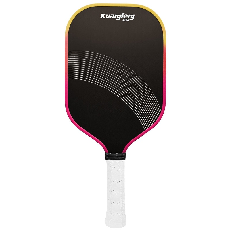 Professional Pickle Ball Paddles with Colorful Edge Band Custom Logo/OEM Carbon Fiber for Adults Accept Custom Colors