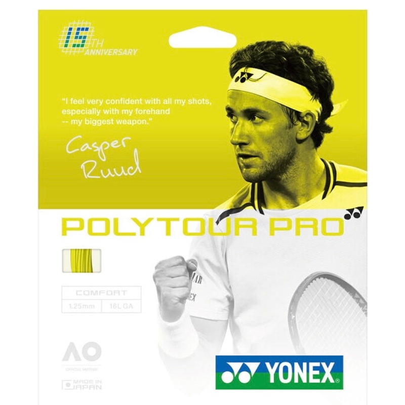 Yonex Polytour Pro (Casper Ruud) Limited Edition 15th Anniversary Package (Yellow)