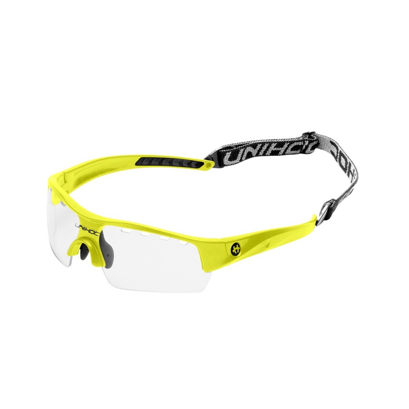 Unihoc Eyewear Victory Kids|Kidesininen/keltainen|Neonkeltainen|Neon oranssi/musta|Musta/neonvihre