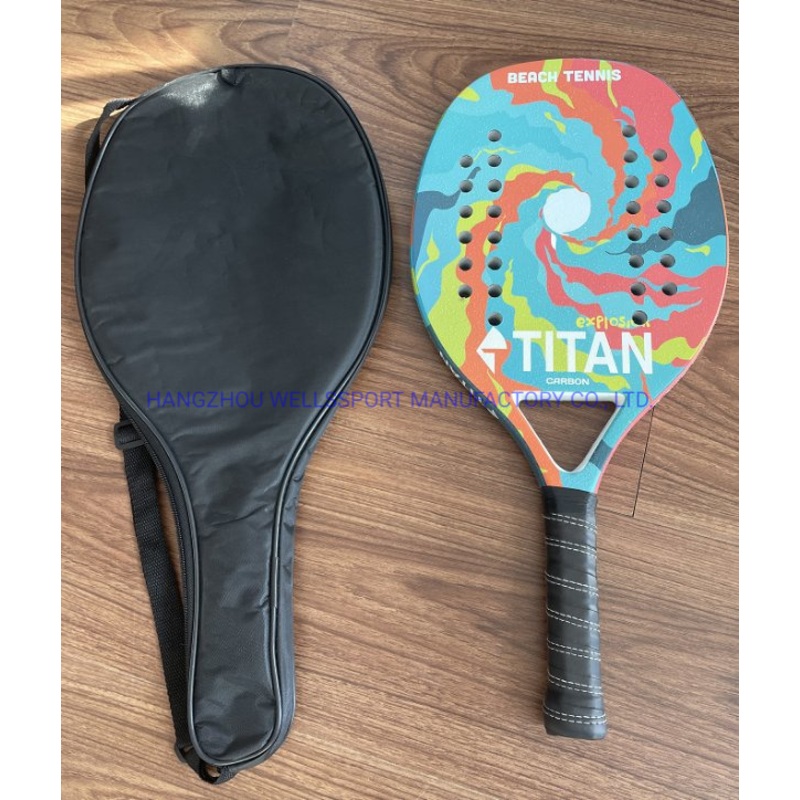 Custom Beach Tennis Padel Design Your Own Logo Tennis Beach Racket with Bag