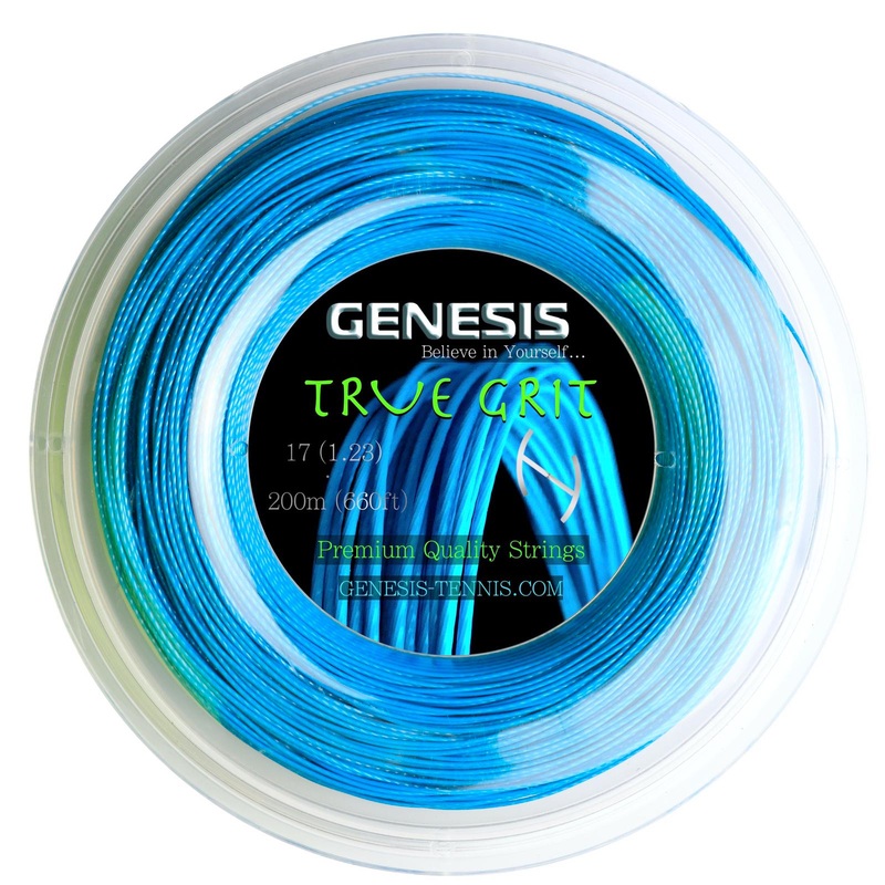Genesis True Grit 17 1.23mm Tennis String Reel (Blue) (200m)
