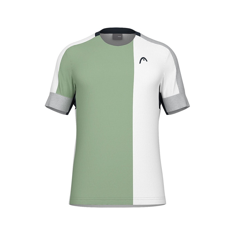 Play Tech T-Shirt M – White/Celery Green