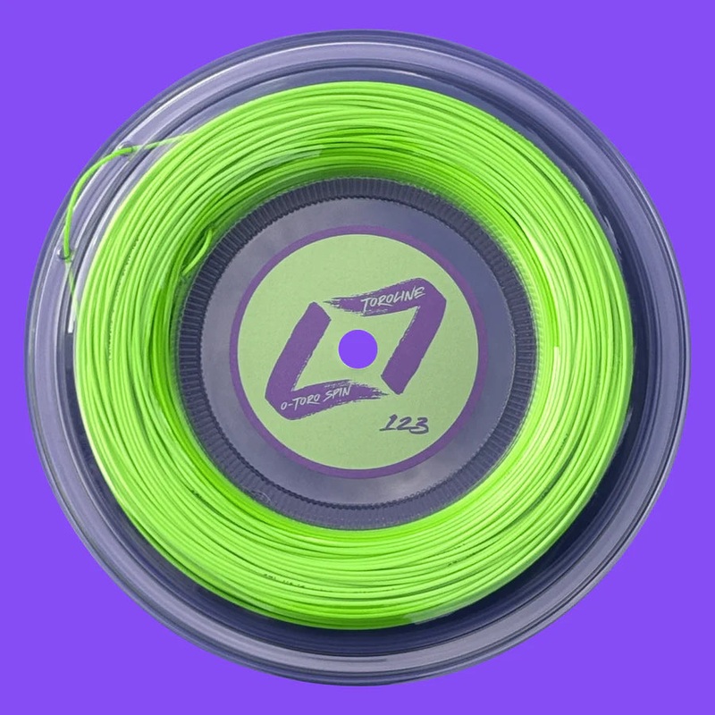 Toroline O-Toro Spin 1.23 Tennis String (Neon Green) Mini Reel 100M (String Only)