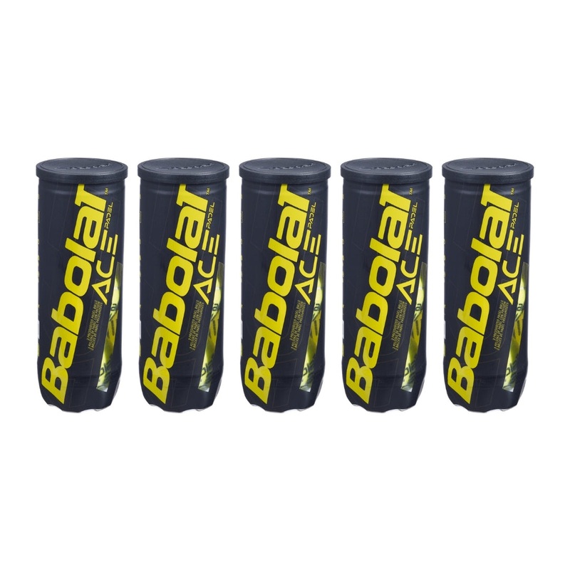 5 rr Babolat Ace padelbolde