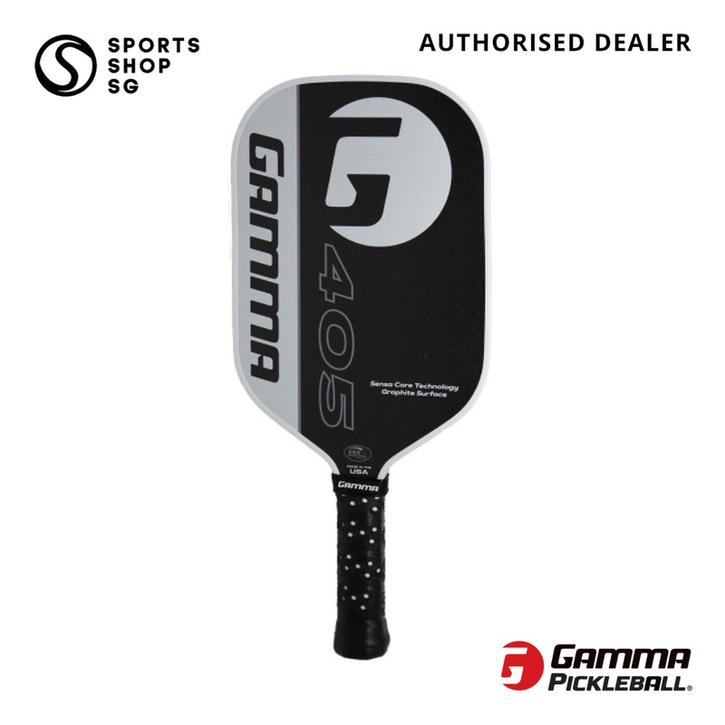 Gamma 405 Pickleball Paddle (Black/White/Grey)