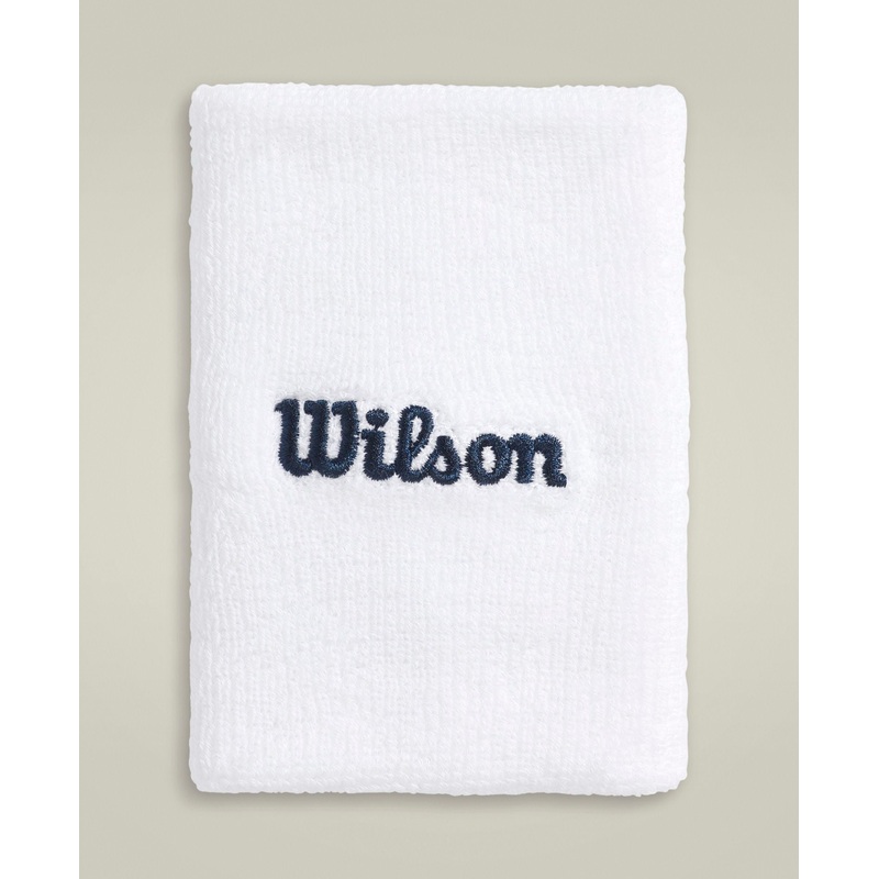 Wide Terry Wristband|One Size|White