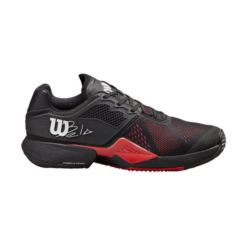 Wilson Bela Tour Padel Shoes|8.5|9|9.5|10|10.5|11|Black/Red/Black