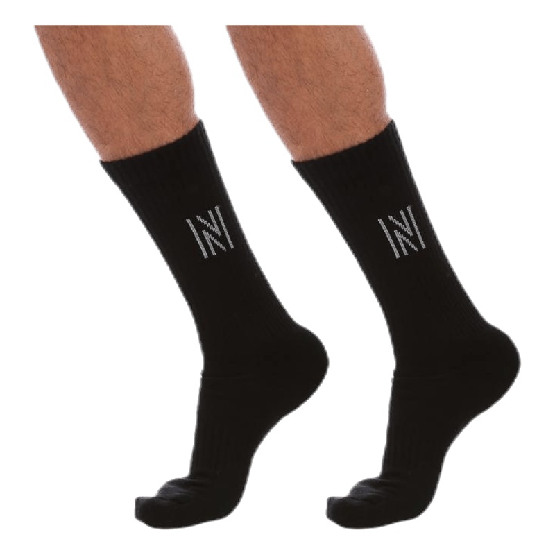 Barkley – 2-pack Premium Tennis Socks Black