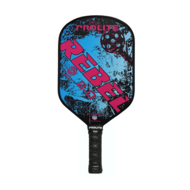 Prolite Rebel PowerSpin 2.0 Pickleball Paddle (Blue/Hot Pink)