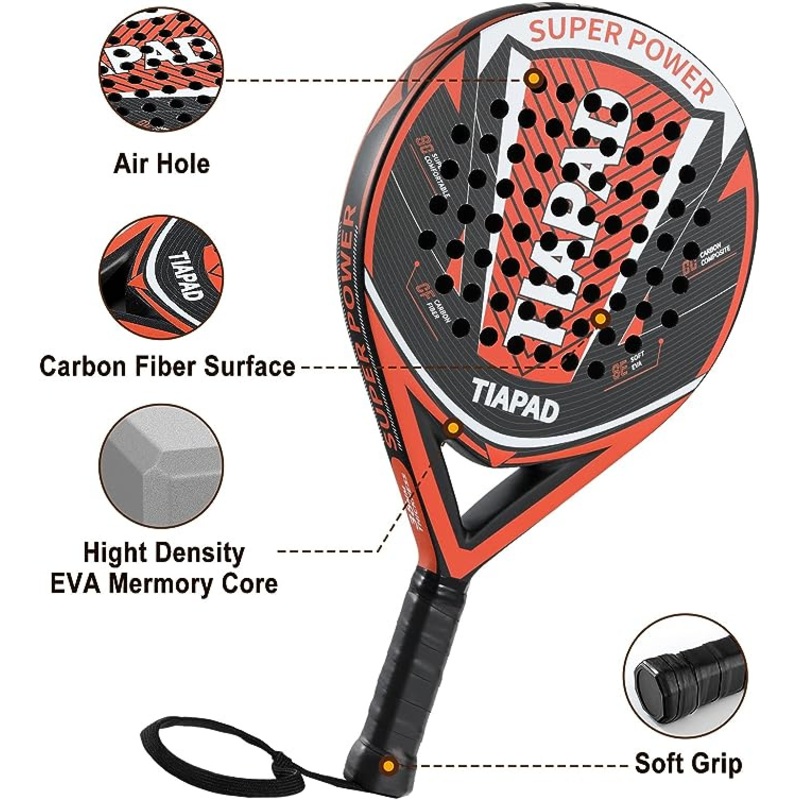 Rarlon Sports Factory Direct Paleta Raquetes Carbon Racket Padel Rackets