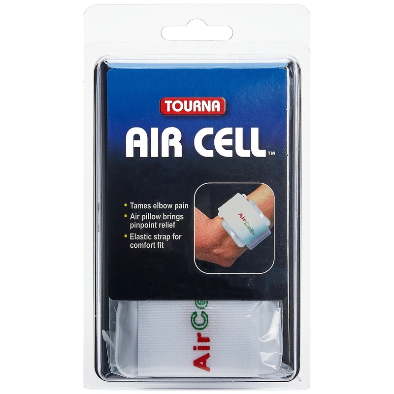 Tourna Air Cell Armband Tennis Elbow Brace (White)