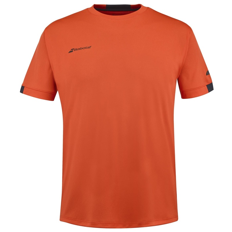 Babolat Play Mens Crew Neck Padel T-Shirt – Fiesta Red