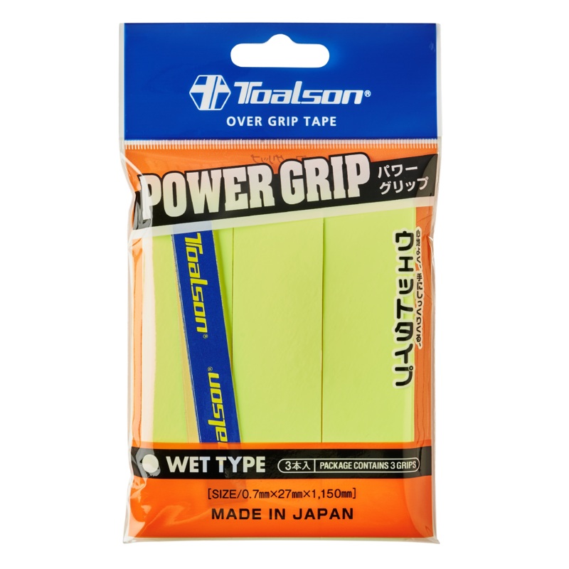 Toalson Power Grip 3-pak (Neongul)