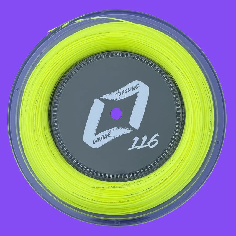 Toroline Caviar 1.16 Tennis String (Yellow) Mini Reel 100M (String Only)