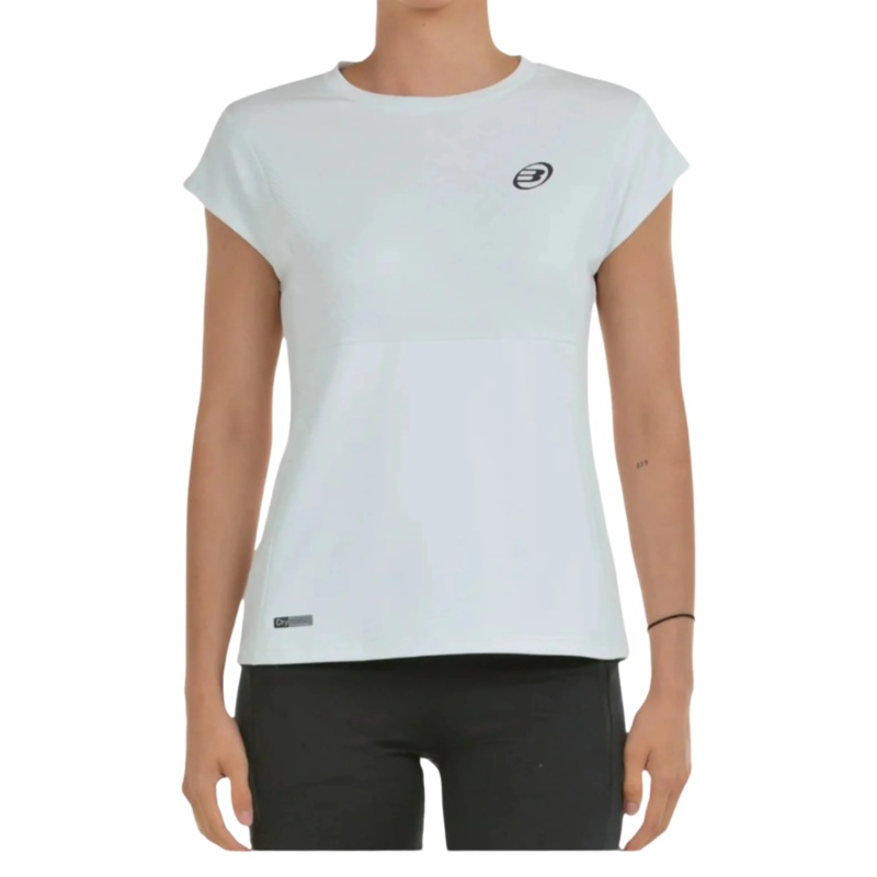 T-Shirt de padel Bullpadel Portas Blanc Femme