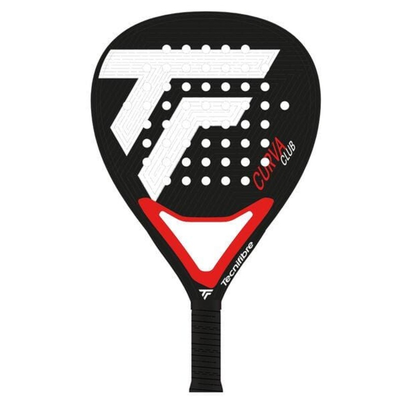 Tecnifibre Curva Club Padel Racket – Black / Red