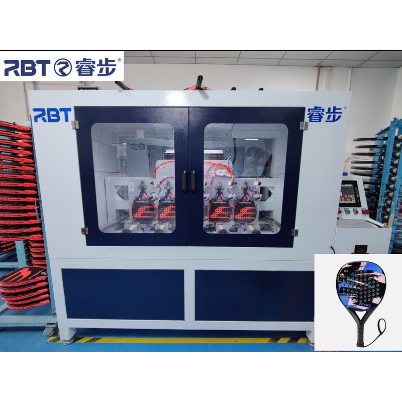 5 Station CNC Drilling Machine for Carbon Fiber Padel Racket Production Machining Center