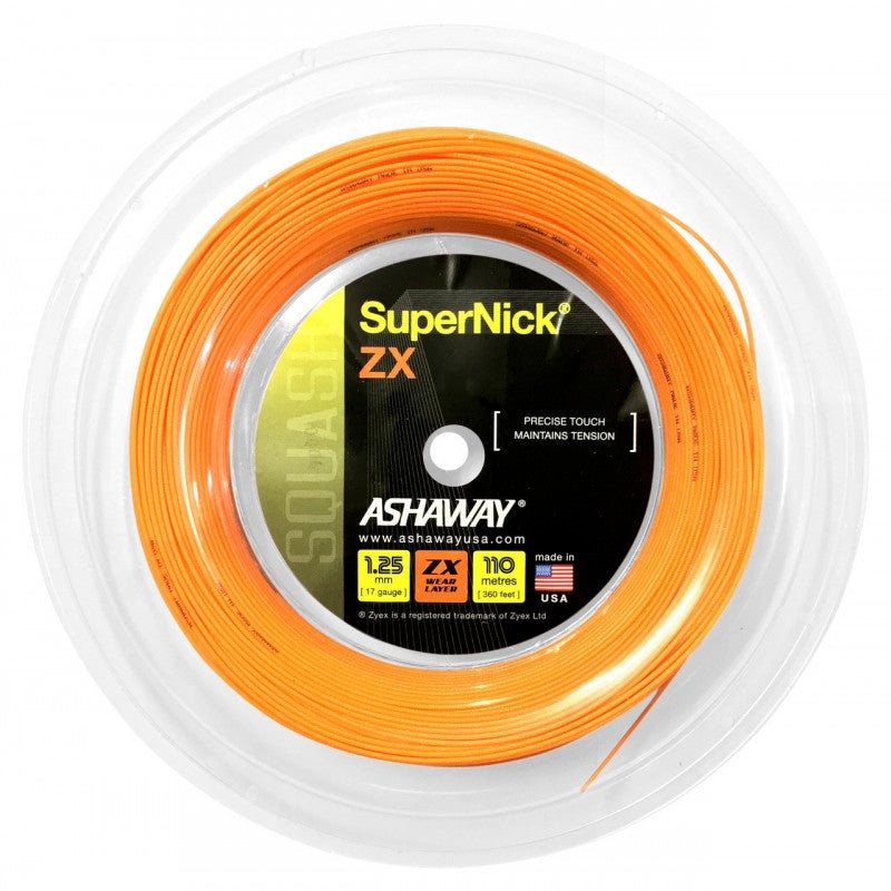 Ashaway Supernick ZX 1.25mm – Orange (+$25.00)