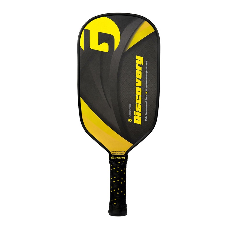 Gamma Discovery Elongated Pickleball Paddle (USAP Approved) (Yellow)