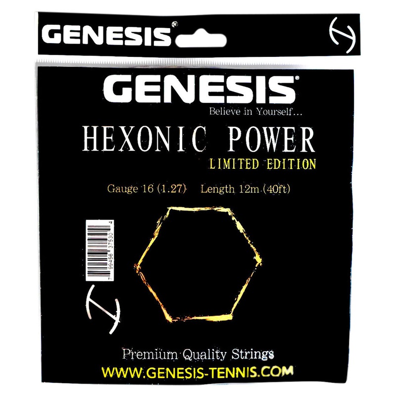 Genesis Hexonic Power 16 1.27mm Tennis String Pack