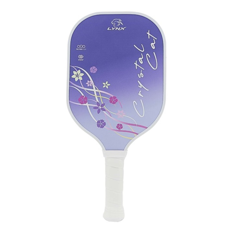 Lynx Crystal Cat Pickleball Paddle (Purple)