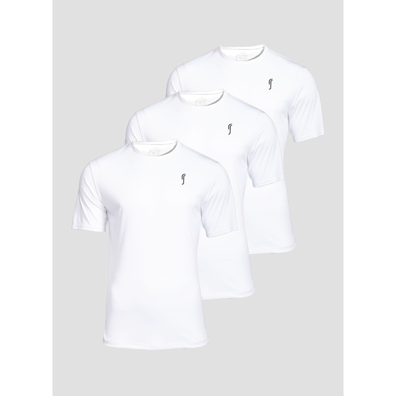 Men’s Performance Tee – 3-Pack | White