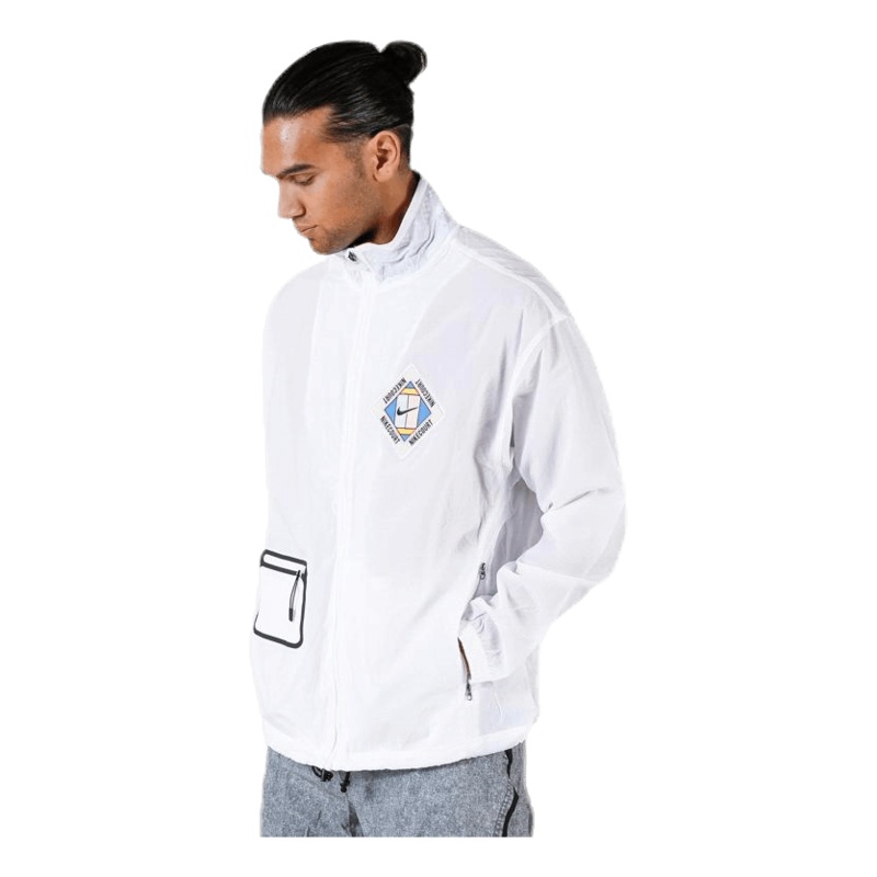 Stadium Court Jacket White/Black