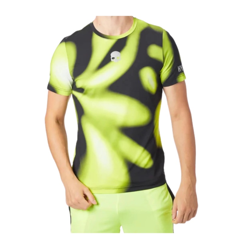 Hydrogen – T-Shirt de padel Psychedelic Tech Vert