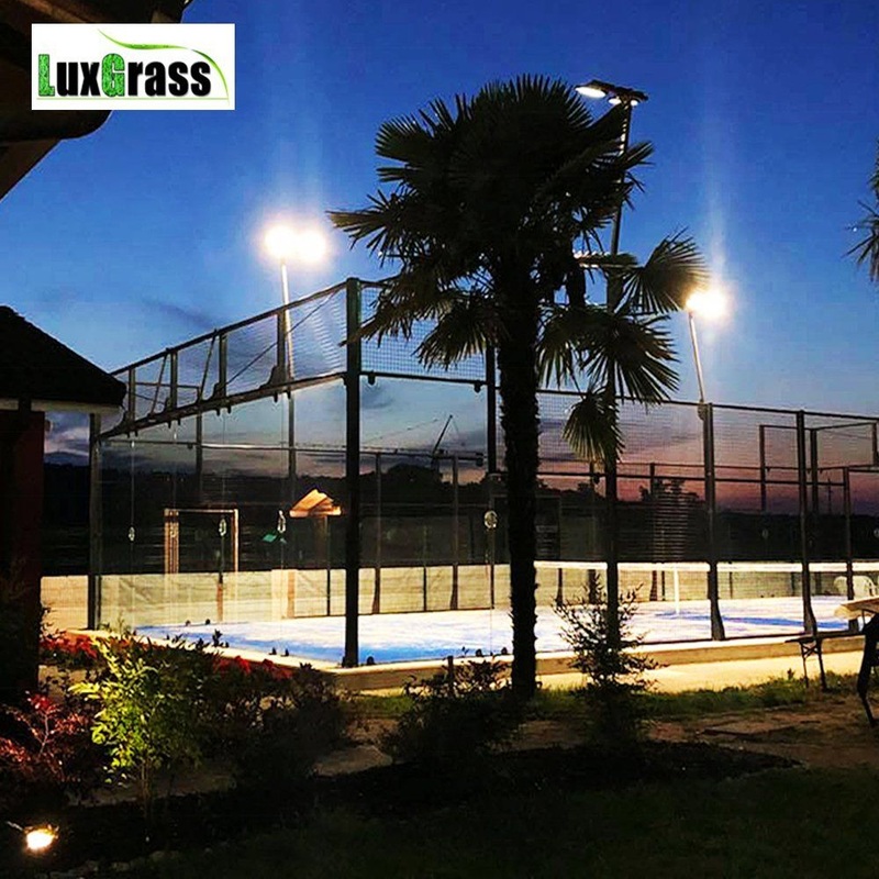 2023 Padel Court Nice Design Panoramic Padel Tennis Court Popular in Italy Kuwait Qatar Saudi and Chile