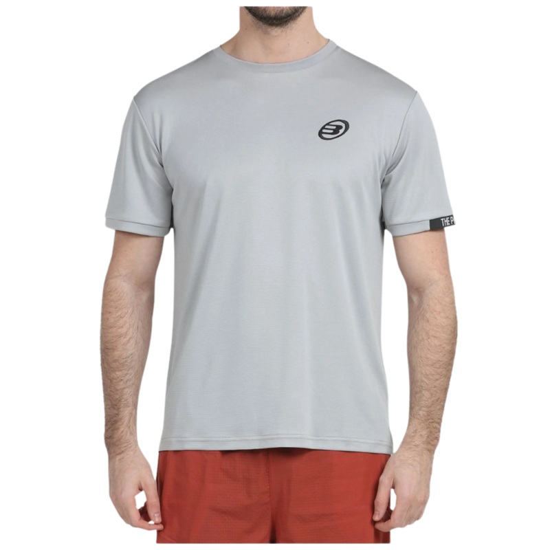 Bullpadel – T-Shirt de padel Useme Gris Perle Bicolor