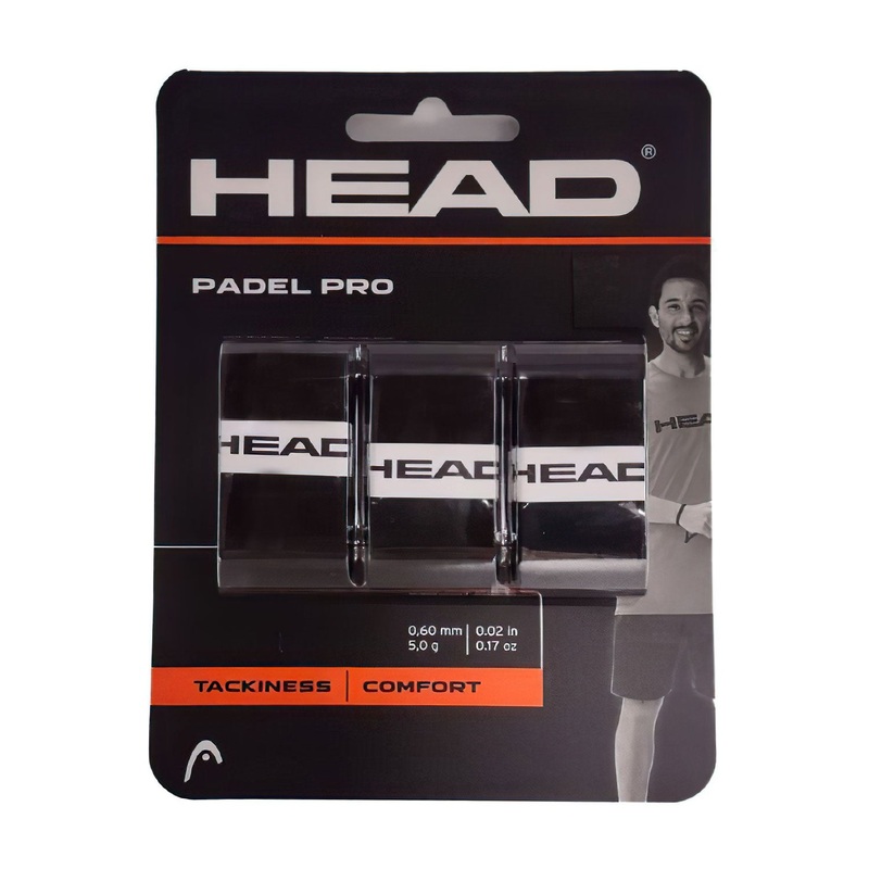 Head Padel Pro Overgrip (3-pak, sort)
