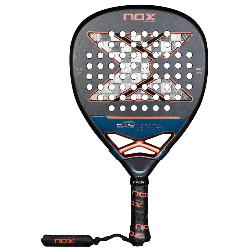 NOX AT10 Luxury Genius Attack 18K Alum By Agustin Tapia 2025 Padel Racket