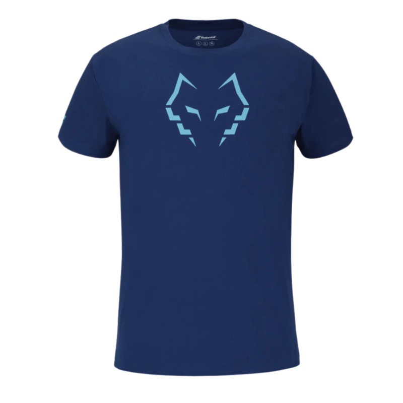 T-shirt de padel Babolat Coton Tee Lebron Estate Bleu