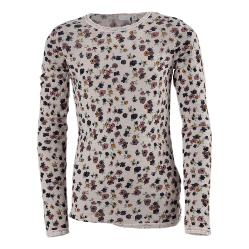 Wang Wool Needle Ls Top Orange