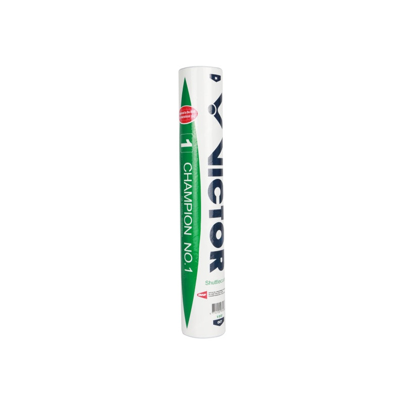 Victor Champion No.1 Badminton Shuttlecocks (Tube of 12)