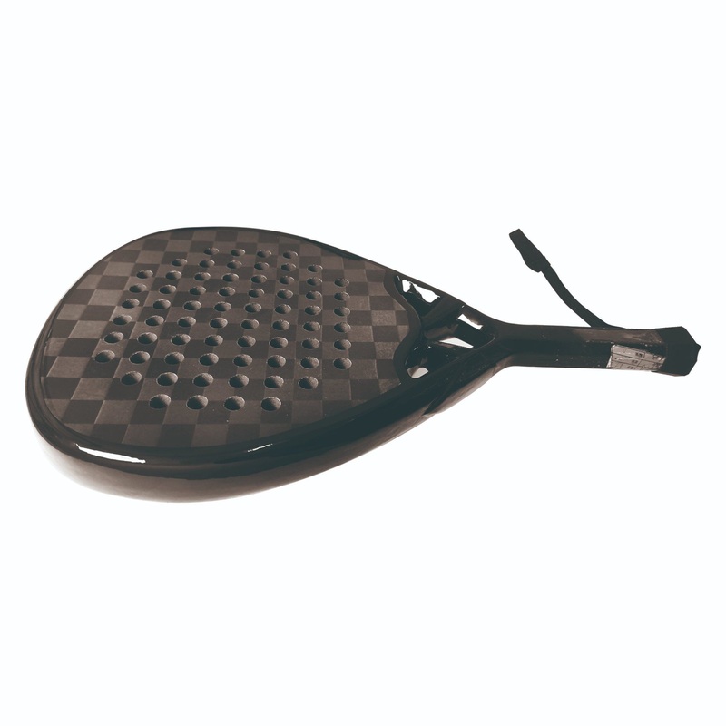 Carbon Surface Glass Fiber Carbon Fiber Padel Sport Racket Professional Custom Factory OEM Supply Paddle Racket with Soft EVA