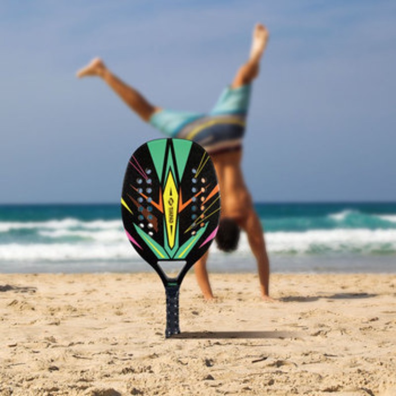 2023 New Design Custom Logo Professional Carbon Fiber Padel Beach Tennis Paddle Racket